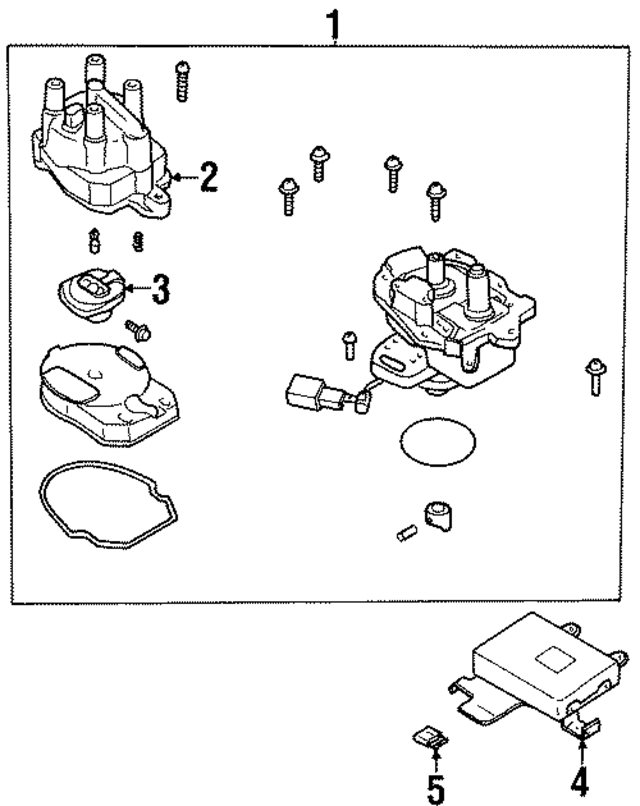 237103M361 - : Engine Control Module (ECM) for Nissan Image