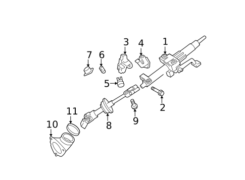 Ignition Lock for 2011 Toyota Camry #1