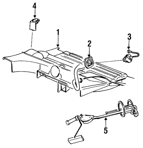 Fuel System Components for 1986 Chrysler New Yorker #0