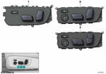 61316801479 - Vehicle Electrical System: Seat Adjustment Switch, Left for BMW Image