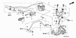 16723PMSA01 - Engine: PIPE A, FUEL FEED for Honda Image