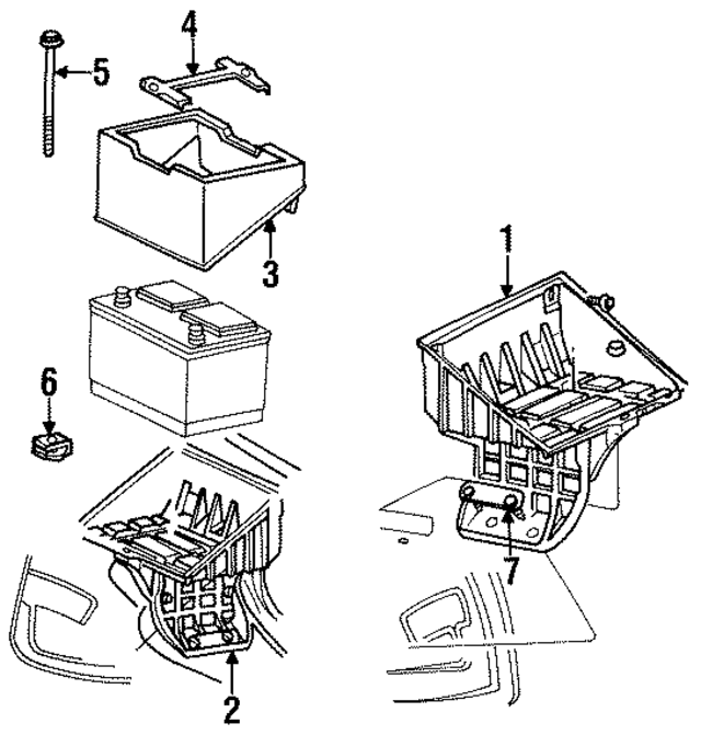 55344867 - Electrical: Hold Down for Mopar Image