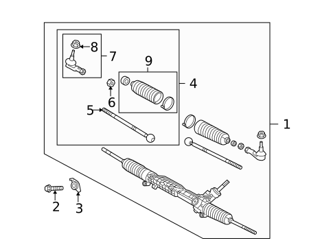 Steering Gear & Linkage for 2009 Land Rover Range Rover Sport #0