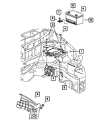 4727159AD - : Battery for Mopar Image