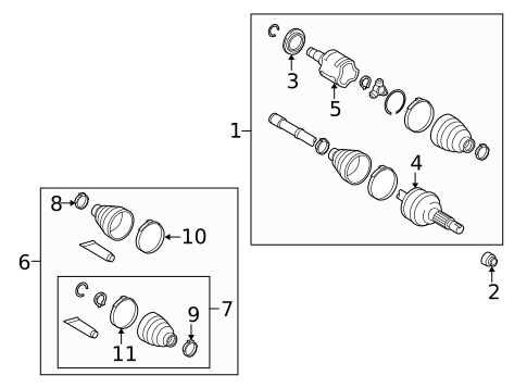 Drive Axles for 2014 Toyota Venza #1