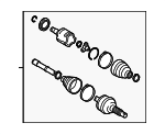 423400T020 - Driveline &amp; Axles: Axle Assembly for Toyota: Venza Image