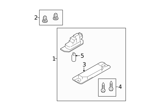 License Lamps for 2017 INFINITI Q70 #0