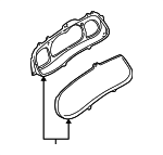 1F2155446 - Body: Cluster Lens for Mazda: B2300, B2500, B3000, B4000 Image