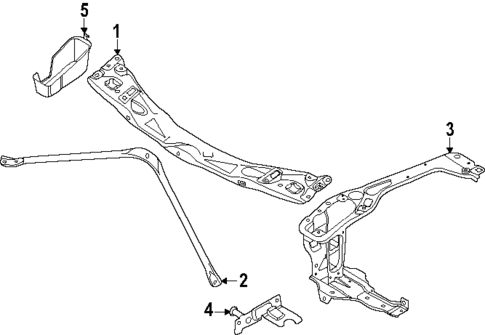 Radiator Support for 2025 BMW 228 xDrive Gran Coupe #0