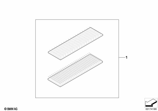 72607718898 - Luggage &amp; Storage: Set, Hook And Loop Fasteners for BMW-Motorrad Image