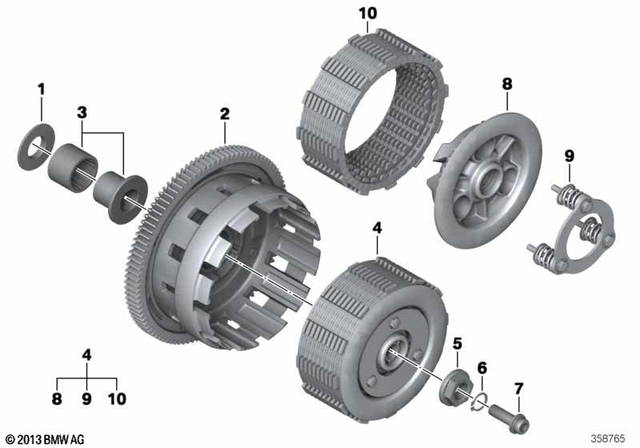 21218530429 - Clutch: Stop Disk -  for BMW-Motorrad Image