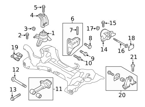 Mounts for 2012 Kia Optima #1