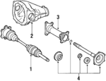 4343035012 - Suspension: Axle Shaft for Toyota: 4Runner, Pickup Image