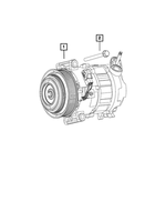 6107199AA - Air Conditioners and Heaters: Hex Flange Head Bolt for Fiat: 500X | Jeep: Renegade | Ram: ProMaster 1500, ProMaster 2500, ProMaster 3500, ProMaster City Image