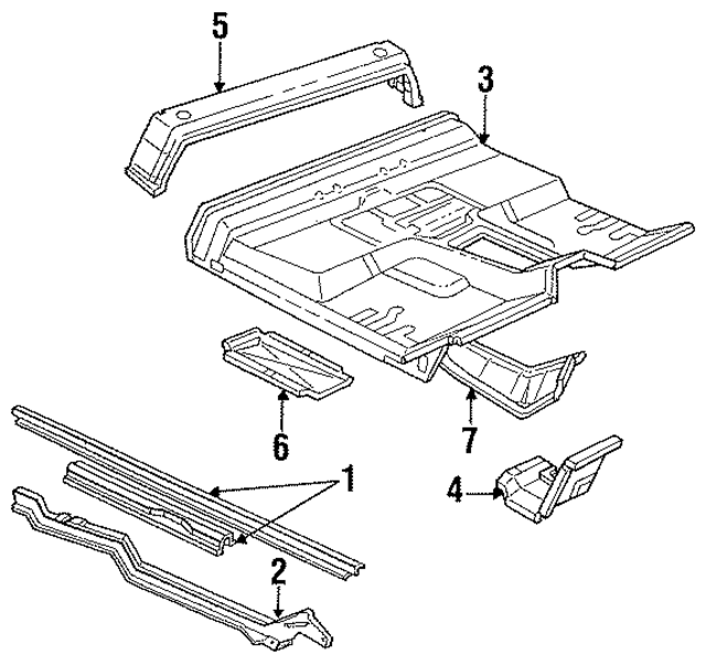 F2TZ1810128A - Body: Rocker Panel for Ford: F-150, F-250, F-250 HD, F-350, F-Super Duty Image