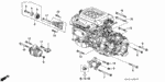 90051PE0000 - Engine: BOLT, FLANGE (12X70) for Acura Image