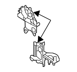 4H0898966 - HVAC: Mount Kit for Audi: A6, A6 Quattro, A7 Quattro, A8 Quattro, RS7, S6, S7, S8 Image