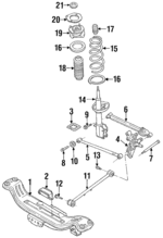 F32Z5586A - Suspension: Spring Insulator for Ford Image