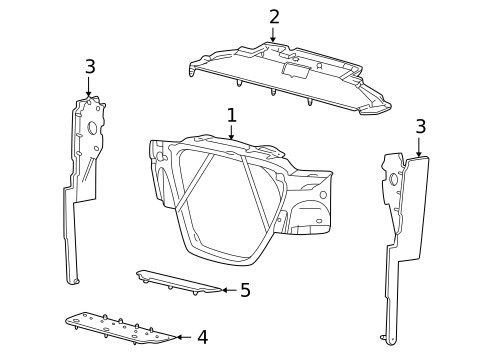 Radiator Support for 2004 Ford Excursion #0