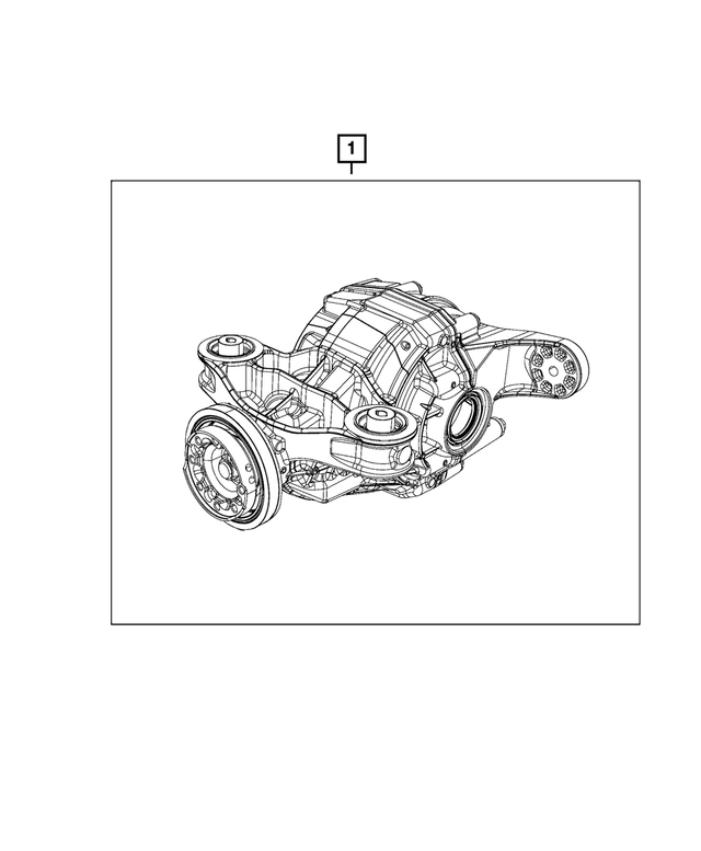 53010668AJ - All Wheel Drive; Differential and Drive Line: Rear Axle Differential for Mopar Image