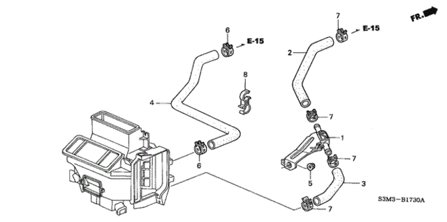 Water Valve for 2003 Acura CL #0
