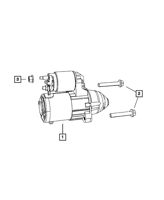 « 6101986 – Electrical : Tête Hexagonale Vis Et Rondelle pour Mopar Image »