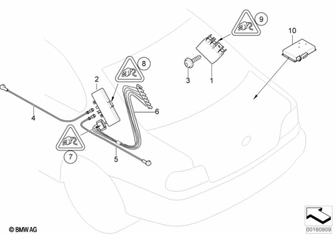 Single Parts Antenna for 2001 BMW M3 #0