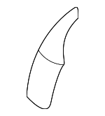 876112Y910 - Body: Seat Back Pad for Nissan Image