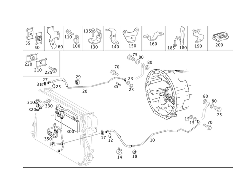 Transmission Cooling for 2013 Mercedes-Benz S600 #0