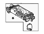 LR187038 - Cooling System: Inter-Cooler for Land Rover: Defender 110, Defender 130, Defender 90, Discovery, Range Rover, Range Rover Sport, Range Rover Velar Image