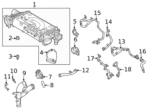 Intercooler for 2023 Land Rover Defender 90 #3