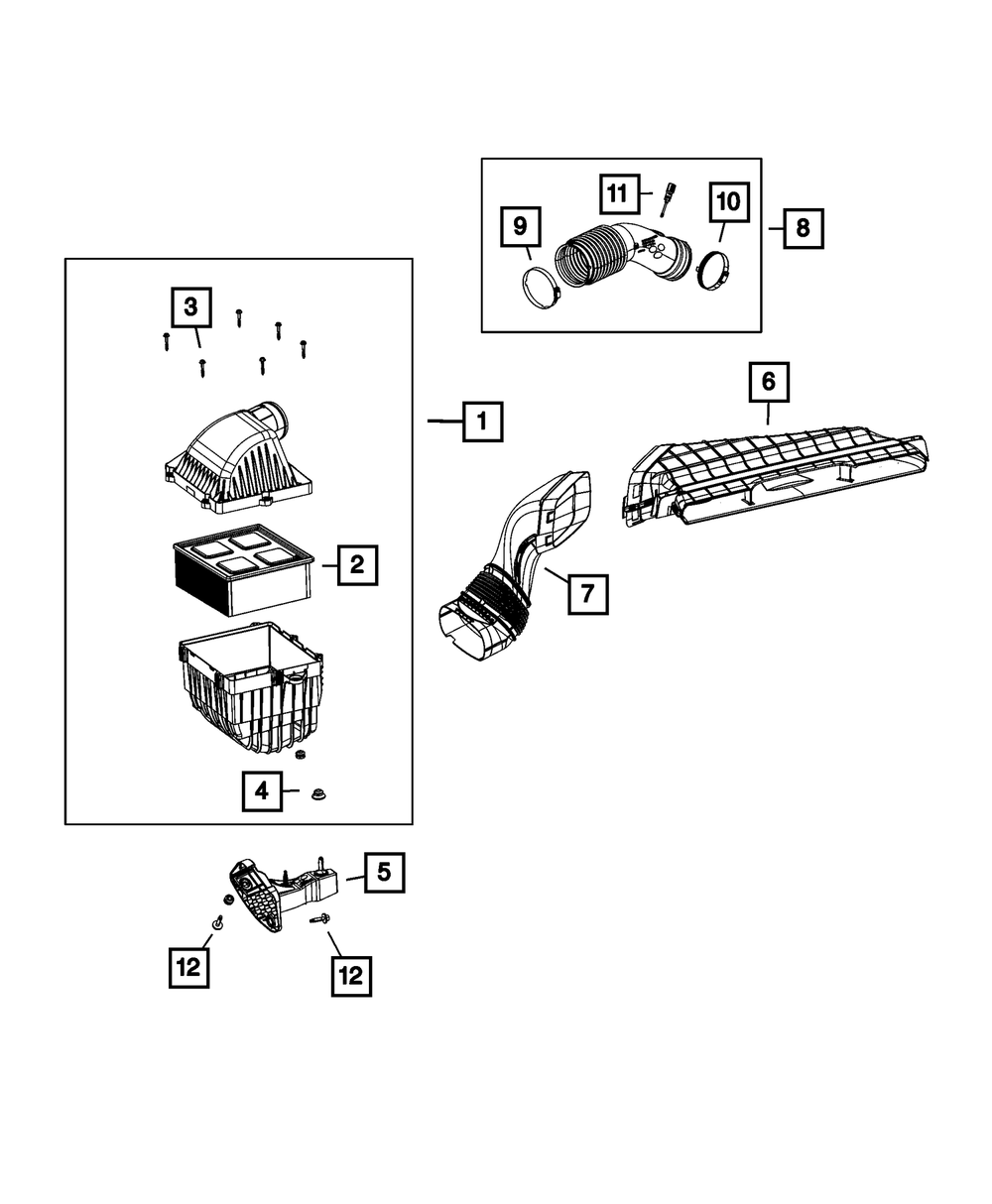 Air Cleaner - Mopar (68321035AE)