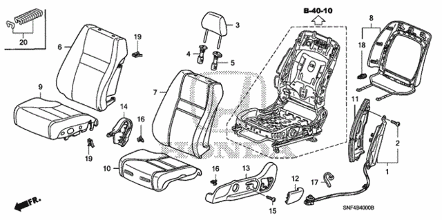 Front Seat (L.) for 2006 Honda Civic #0