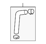 3138638200 - Fuel System: Upper Hose for Kia: Optima Image