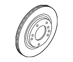 58411G2300 - Brakes: Rotor for Hyundai: Elantra, Elantra GT, Ioniq, Veloster Image
