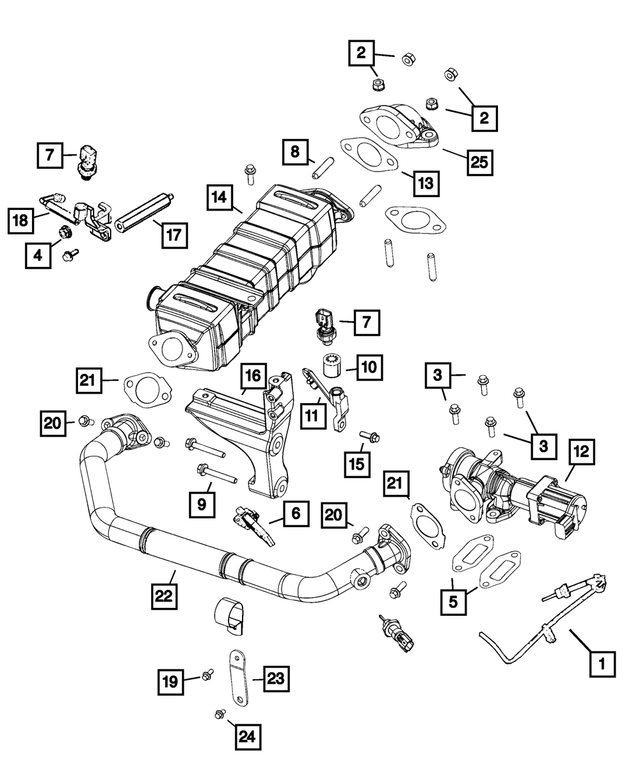 4762048 - Emission Controls: Hex Flange Head Screw for Mopar Image