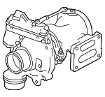 LR116338 - Air &amp; Fuel Delivery: Turbocharger for Land-Rover Image