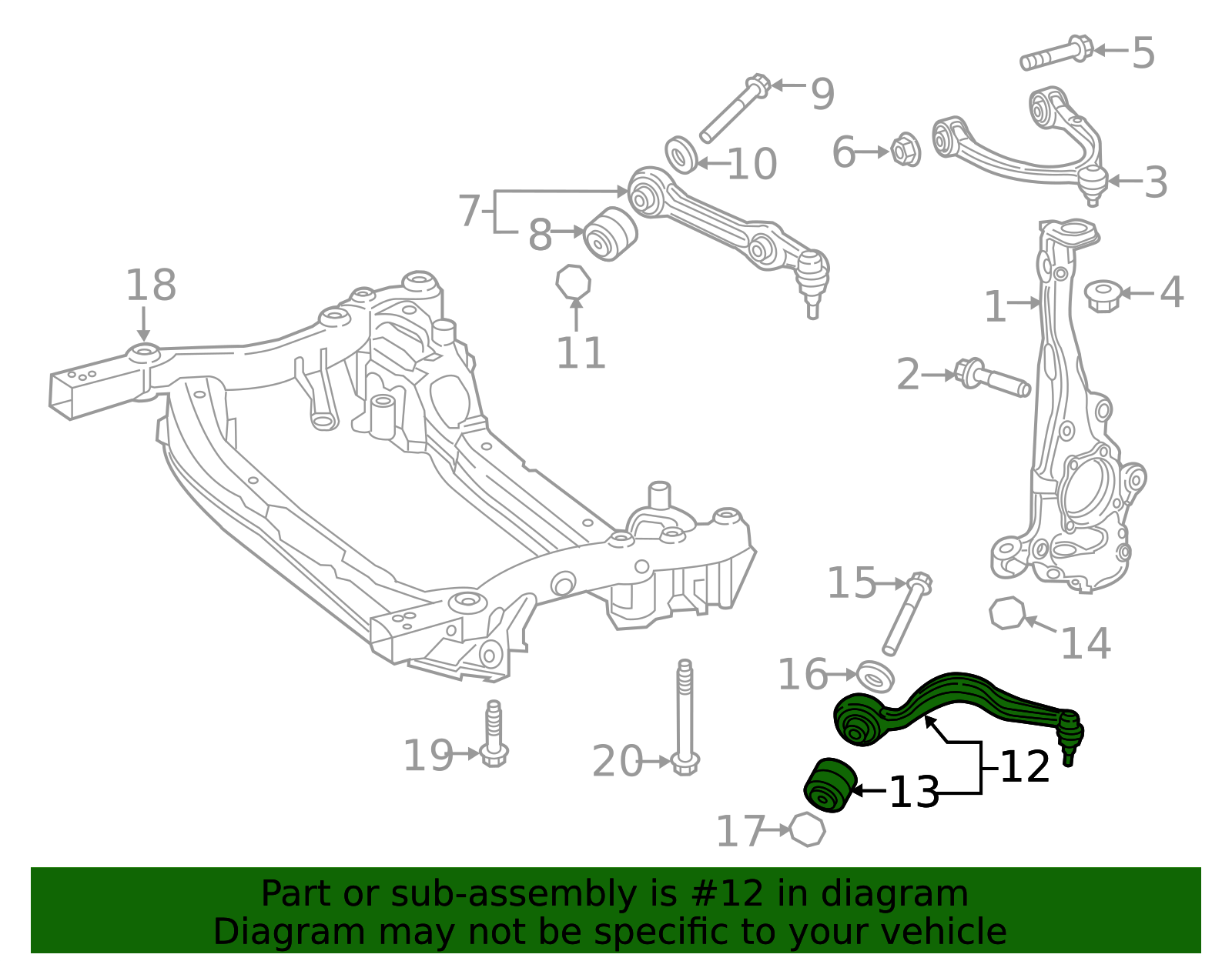 Suspension Control Arm – Restore Ride Precision Now | AutoNation Parts