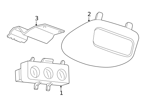 Overhead Console for 1998 Ford Expedition #2