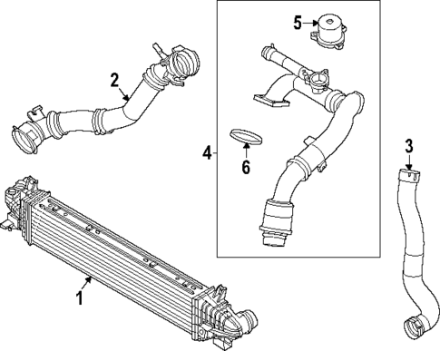 Intercooler for 2025 Lincoln Nautilus #0