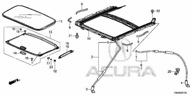 Sliding Roof for 2017 Acura ILX #0