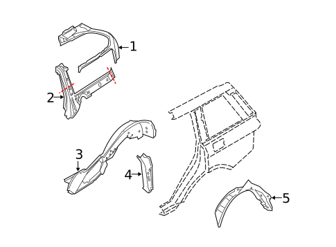 Inner Components for 2003 Land Rover Range Rover #0