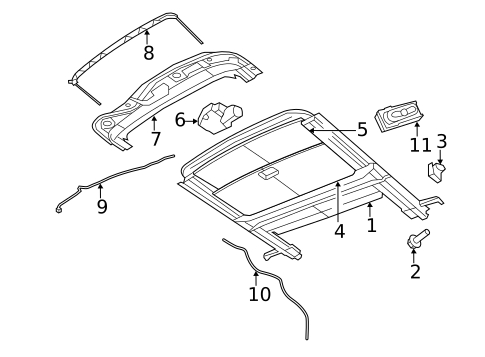 Sunroof for 2010 Chrysler Sebring #0