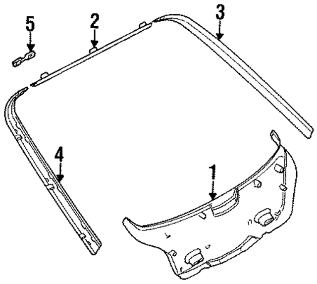 51498191270 - Body: Side Trim for BMW Image