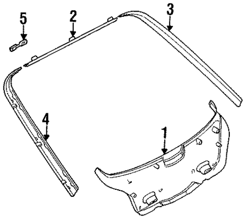 Interior Trim for 1997 BMW 318ti #0