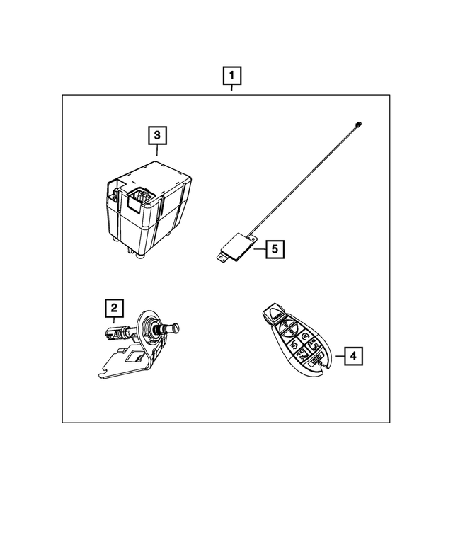 5026535AH - Electrical: Wireless Ignition Node Receiver for Mopar Image image