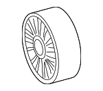 9458470 - Cooling System: Idler Pulley for Volvo: C70, S40, S60, S70, S80, V40, V70, XC70, XC90 Image