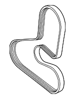 30731809 - : 2000-2004 Volvo Serpentine Belt for Volvo: C70, S70, V70 Image