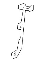 2076400151 - Body: Partition Panel Bracket for Mercedes-Benz Image