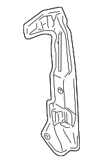 8E0821112A - Body: End Plate for Audi: A4, A4 Quattro, RS4, S4 Image